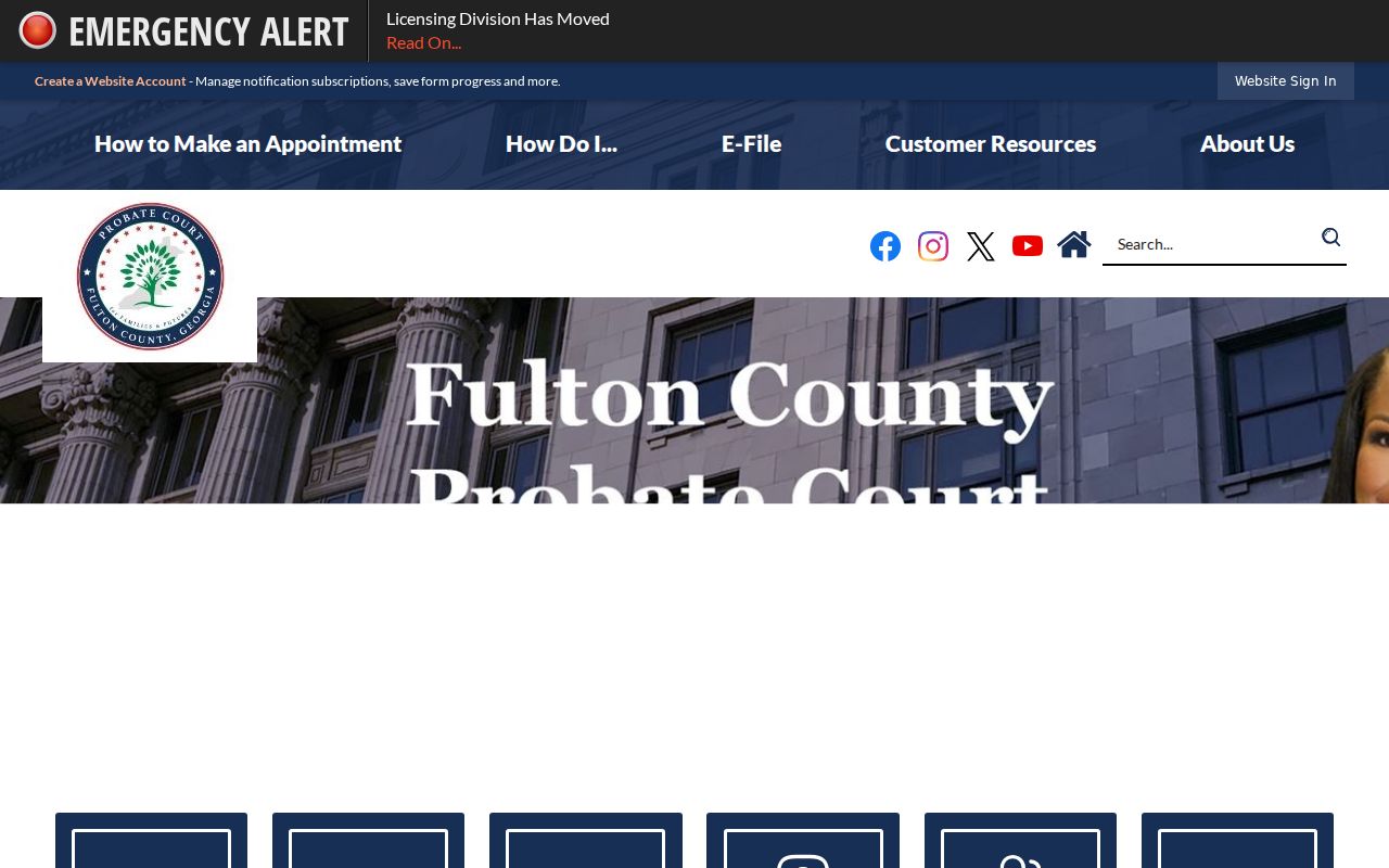 Fulton Probate Court page used to continue an Atlanta previous residents trail