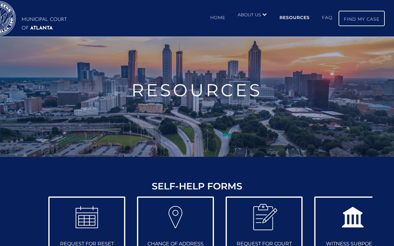 Atlanta Municipal Court document request resources