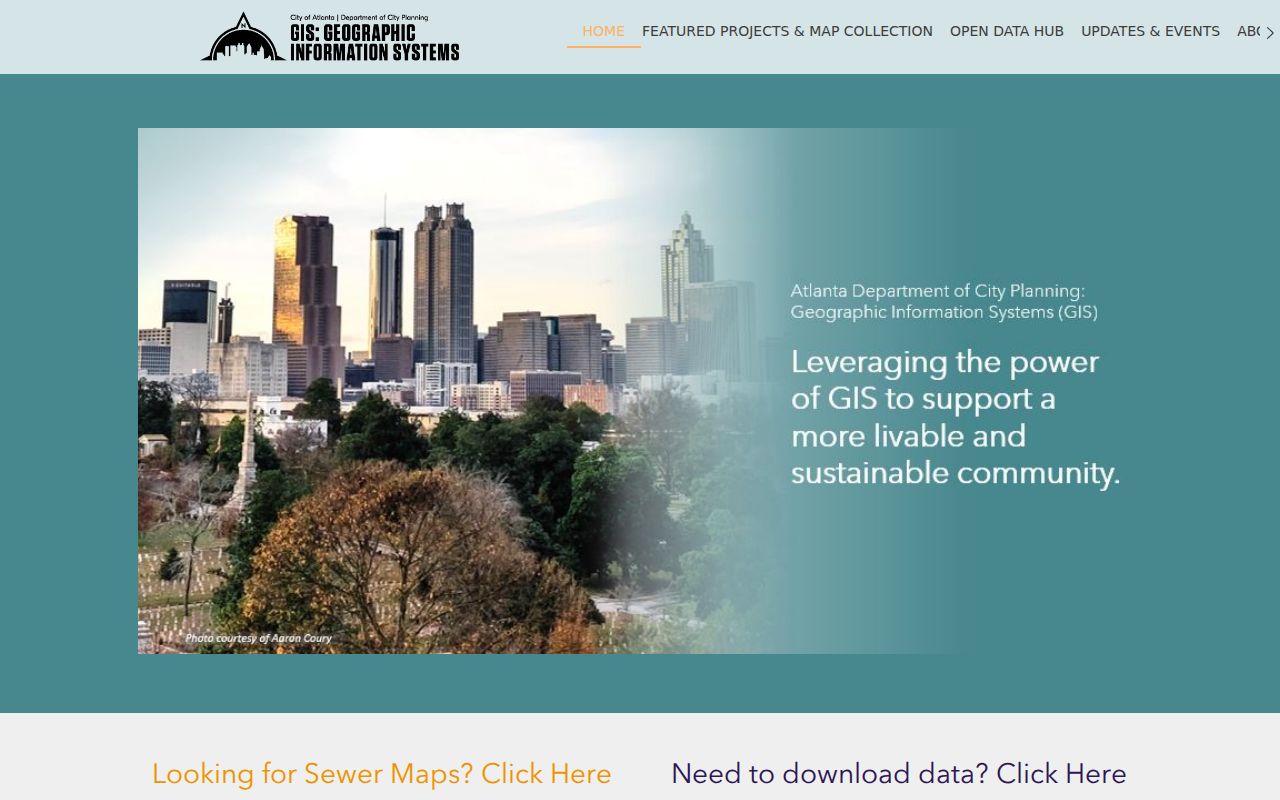 Atlanta GIS catalog for ZIP code and parcel research